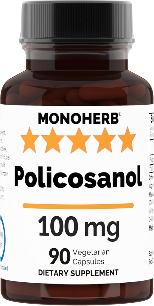 MONOHERB Policosanol 100 mg por cápsula - 90 cápsulas