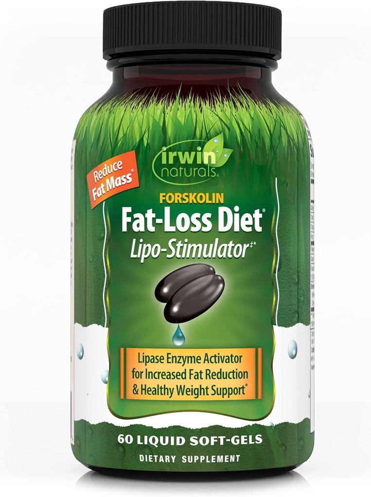Irwin Naturals Forskolin Fat Loss Diet Suplemento, 60 Cuenta