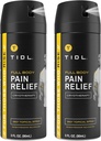 TIDL Cryotherapy Doin Relief Spray, 3 Oz (Pack of 2) Neck Dolor blanco, Conjunto &amp; Muscle Doin Relief with Organic, Plant-Based Menthol, Instant Cooling for Arthritis, Back &amp; Knee Pain