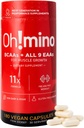 Suplemento de aminoácidos esenciales Oh!mino. Caffeinated Capsules. Los 9 EAAs, BCAAs y el Amino perfecto para los entrenamientos, Amino Energy, y para construir músculo, y recuperar más rápido.