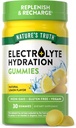 La verdad de la naturaleza Electrolyte Gummies for Hydration ← 30 Conde ← Vegan, No GMO &amp; Gluten Suplemento gratuito