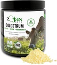 Colostrum Suplemento, 100% Grass Fed, de las granjas orgánicas, Colostrum Powder for Immunity, Gut Health, Wellness - Made with Regenerative Farming Practices, 30 Day Supply, Unflavored