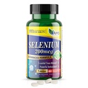 América Medico ' Ciencia Selenium 200 mcg (1 Pack of 60 Tablets) Suplemento dietético puro para hombres y mujeres, Trace esencial mineral y potente antioxidante Mejor para el soporte inmunológico y la salud tiroidea