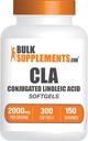 BulkSupplements.com Softgels de ácido linoléico conjugado - CLA Supplements, CLA 2000mg, CLA Safflower Capsules, CLA Pills - 2 CLA Softgels per Serving, 150-Day Supply, 300 Softgels