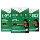 Biofreeze Pain Relief Patches, Artritis Dolor Reliver, rodillas " Relevamiento de dolor de espalda inferior, Sore Muscle Relief, Neck Pain Relief, FSA Eligible, 3 Pack (5 Biofreeze Menthol Patches)