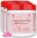 Nuevo PCOS multivitamínico de actualización,2024 Multivitamínico, Equilibrio hormonal para Mujeres-Cycle Apoyo Suplementos-Menopause y Mood Support PMS Apoyo para Mujeres (360 cápsulas (Pack of 3))