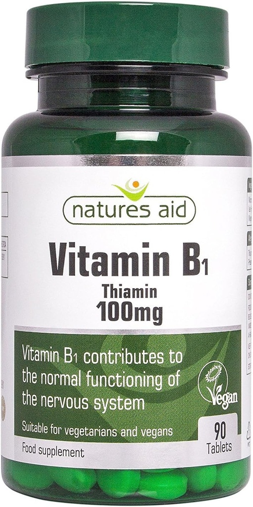 Vitamina B1 100mg 90 Tabs-2 Pack