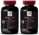 Ornithine alpha-ketoglutarate OKG - NITRIC OXIDE BOOSTER - L-glutamine powder, Exercise endurance, Nitric oxide powder, Gym supplement, Energy supplement, Exercise strength 2 Bottle 180 Tablets