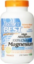 Magnesio de la mejor absorción alta del médico (100 Mg Elemental) - 240 ct (Pack of 3)