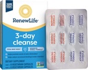 yhn Total Body Reset Adulto 3-Day Cleanse Suplemento, un 12-Count Box of Vegetarian Capsules of Renew Life 3-Day Cleanse Total Body,12 Conde