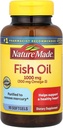 Nature Made Fish Oil 1000 mg, 90 Softgels, Fish Oil Omega 3 Suplemento para la salud cardíaca