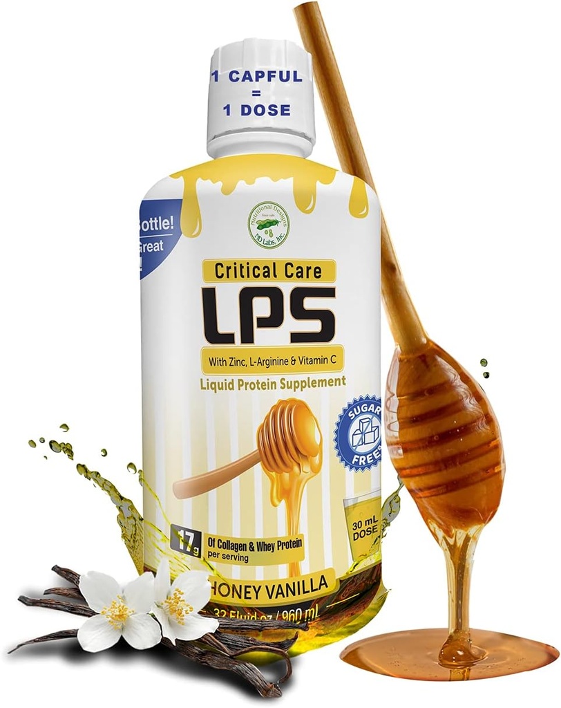 Diseños Nutricionales LPS LPS Láquico &amp; Whey Protein Suplemento, Bebida sin azúcar, No GMO, promueve la piel sana y el pelo para hombres &amp; mujeres.