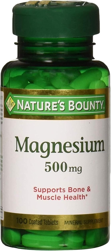 Oxido de magnesio de la naturaleza 500mg, 100 Tablets