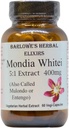 Barlowe's Herbal Elixirs Mondia Whitei 5:1 Extracto ← 400mg Por Capsule ← Tradicional African Vitality Herb for General Health &amp; Wellness ← 60 Vegan Capsules ← Clean, Filler-Free Formula