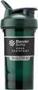 BlenderBottle Shaker Bottle Pro Series Perfecta para Protein Shakes y Pre Workout, 24-Once, Green