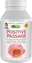 ANDREW LESSMAN Positive Passage 180 Capsules - Natural Menopausal Support and Balance for Women's Hormone Levels. with Soy Isoflavones, Black Cohosh, Dong Quai, Damiana. No hay aditivos