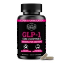GLP-1 Apoyo complementario (GLP-1 Suplemento Mujeres) GLP Activar con GLP-1 Probiótico &amp; Green Tea Extract (5 en 1 GLP-1 Booster) 3260mg Por Servir (1 Mes de Suministro) Para Metabolismo