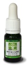 JustNeem Neem Cure Oil - Natural - Best on Acne, Psoriasis, Eczema, Rosacea, Sores fríos, uñas de los pies, Bites de Bug y Spider y otras irritaciones de la piel. con el aplicador de gotero. - 0.3 oz