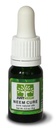 JustNeem Neem Cure Oil - Natural - Best on Acne, Psoriasis, Eczema, Rosacea, Sores fríos, uñas de los pies, Bites de Bug y Spider y otras irritaciones de la piel. con el aplicador de gotero. - 0.3 oz