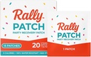 Rally Patch 30-Pack – Patches de recuperación de partido desbordados individualmente para las fiestas de Bachelorette, Viajes de chicas, Festivales, Noches Out, Esenciales de viaje, Apoyo después del partido (30 Pack)