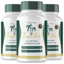 Tropislim, Tropislim All Natural Caribbean Flush, Weight Loss Supplement, Tropislim Slimming Capsules for Women, Healthy Lifestyle + Leaner Physique, Tropical Reviews (180 cápsulas)