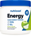 Nutricost Energy Complex (Gran Apple) (60 Servings) - Clean Energy Powder, 300g Suplemento dietético