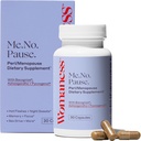 Suplementos de menopausia para mujeres - Perimenopause &amp; Menopause Hotflashes Relief, Night Sweats, Vaginal Dryness, Brain Fog &amp; Mood Support - Hormone & Estrogen-Free - 30 cápsulas
