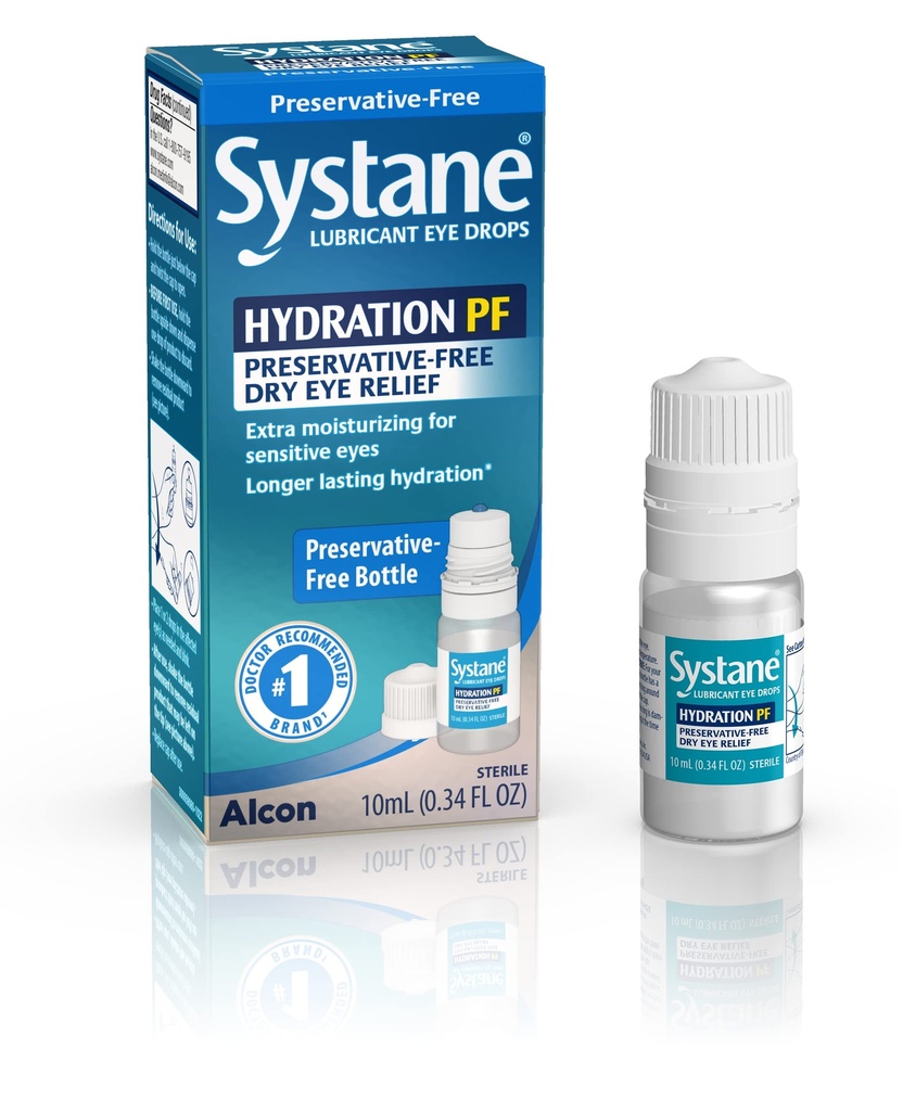 Systane Nighttime 3.5g Lubricant Eye Ointment and Systane Hydration 10ml Lubricant Eye Drops