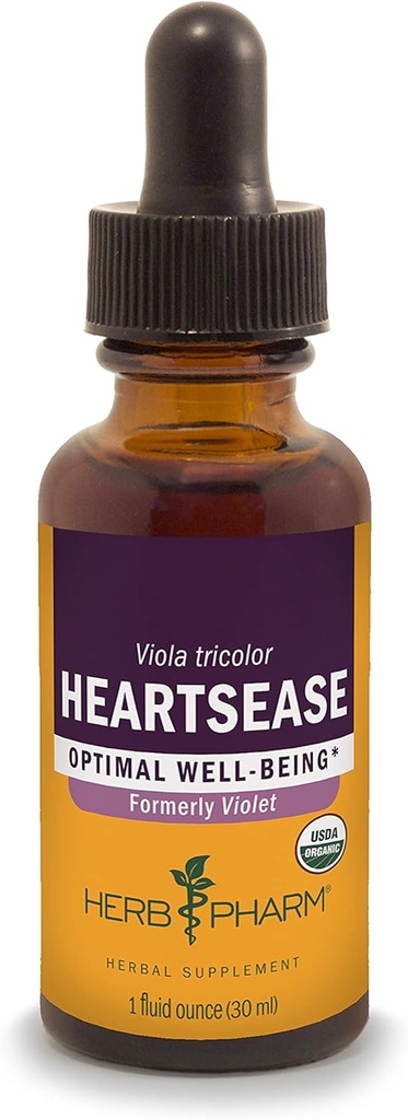Herb Pharm certificado extracto líquido orgánico Violet, 1 Fl oz