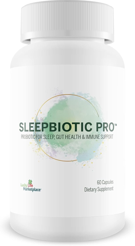 Sleepbiotic Pro - Multi-Strain Probiotic Sleep Support - Ayuda Gut Health &amp; Immune Support - Promociona la relajación y la calidad del sueño con Probióticos Premium - Lactobacillus &amp; Bifidobacterium - 40 Billion CFU