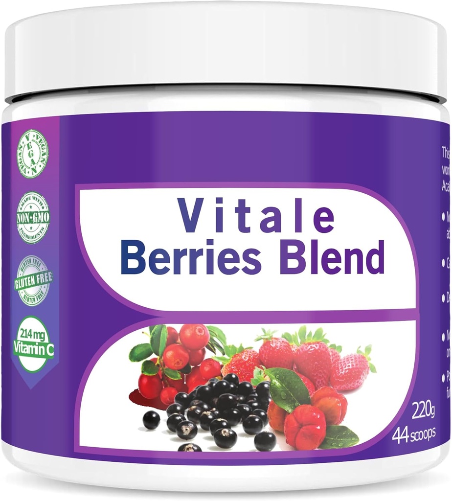 Go Nutra Antioxidante Berries Blend Superfood Smoothie Powder con Acai Maqui Goji &amp; Más Nutricional Boost Smoothie Mix 8oz