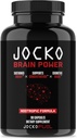 Jocko Fuel Brain Power - Suplementos dietéticos nootrópicos para memoria & Focus wiht L Theanine, L Carnitine- Energy & Focus Suplemento (90 cápsulas)