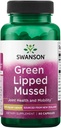 Swanson Green Lipped Mussel (Freeze-Dried) - New Zealand Joint Health & Mobility Supplement - Natural Formula May Support Heart Health & Digestive Function - (60 cápsulas, 500 mg cada uno)