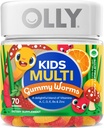 OLLY Kids Sleep & Multivitamin Gummy, Melatonin & Vitaminas A-E, Bs, Zinc, 50 Cuenta de sueño y 70 Cuenta Multivitamina