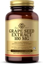 Solgar Grape Seed Extract 100 mg, 60 cápsulas vegetales - Phytonutrient Antioxidant Support - Vegan, Gluten Free, Dairy Free - 60 piezas