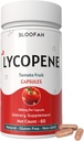 Tomato Powder (Lycopene) Cápsulas 500mg - 60 Conde ← Natural Carotenoide Suplemento para Salud y Bienestar Apoyo Silencio 100% Natural, Planta Basada, Gluten Gratis &amp; Non-GMO Fórmula