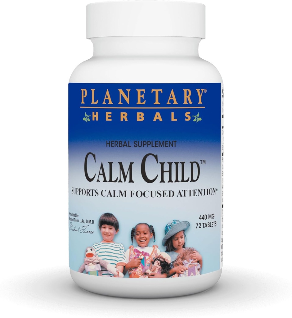 Planetary Herbals Calm Child for Active Children 72 tabs