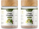 Snap Supplements Liver Health " Detox Supplement - Natural Support for Liver and Digestive Health, 60 Vegetarian Capsules (2-Pack)