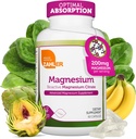Zahler - Suplemento de Magnesio cápsulas 200 mg (60 Conde) Certificado Kosher Citrato de Magnesio Bioactivo para Max Absorción - Magnesio Natural Mineral para Hombres - Mejores Suplementos de Magnesio