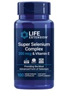 Life Extension Super Selenium Complex, 200 mcg – 3 Forms of Selenium, Vitamin E – Cellular Health & Longevity Support – Gluten-Free, Non-GMO, Vegetarian, 1 Daily – 100 Capsules