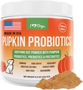 iHeartDogs Pupkin Probiotics, Prebiotics, " Postbiotics for Dogs with Pumpkin, Gut Soothing Bone Broth " Mushrooms - 30 Scoops