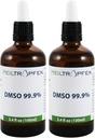 2X DMSO 99.9% Ingredientes de grado farmacéutico TENIENDO Odor bajo - Dimethyl sulfoxide liquido TENIDO 2X 3.4 Oz - 2X 100 ml ANTE Alta pureza ANTE Conjunto de dos ANTE Heiltropfen®