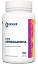 Renue By Science Ashwagandha ← High Strength Liposomal Ashwagandha Suplementos  90 Ashwaganda Capsules - 200mg Ashwagandha per Serving ← Non-GMO Silencio Hecho en los Estados Unidos Tested