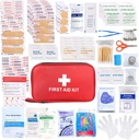 Kit de primeros auxilios 194 Kits de emergencia para el aparejo de camping Trauma Kit de ayuda compacta para el vehículo de barco para el hogar Viaje en coche Survival al aire libre