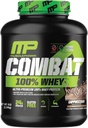 MusclePharm Combat 100% Whey Protein Powder, Cappuccino Flavor, Fast Recovery & Muscle Gain with Whey Protein Isolate, High Protein Powder for Women & Men, Gluten Free, 5 lb, 70 Servings