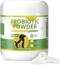 Perro Probiótico Powder Enzymes Digestivos 12 OZ Powder Plus Prebióticos Probióticos Enzymes Previene la aparición Stomach Gut Digestive Health Support Immune Probiotics Powder for Diarrhea