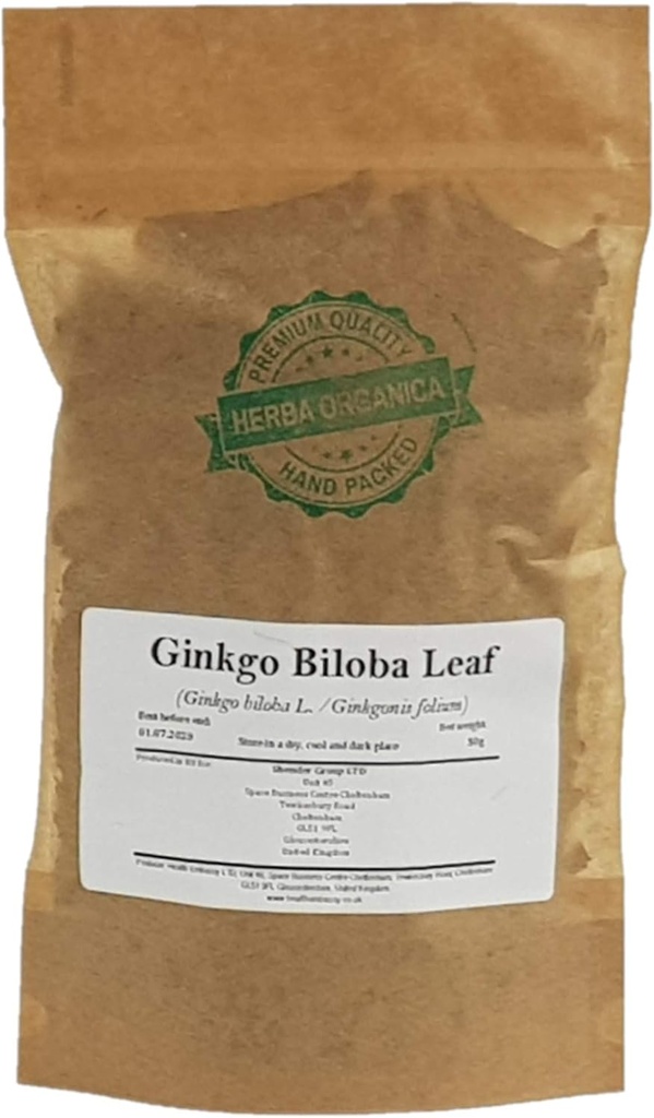 Herba Organica Ginkgo Biloba Leaf - Ginkgo Biloba L - Herbal Tea (50g)