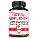 Satoomi 7in1 Cortisol Suplemento - Magnesium Glycinate with Ashwagandha, Magnesium Glycinate and Citrate - Mood &amp; Rest Well ' Resilience - 90 cápsulas para 45 días