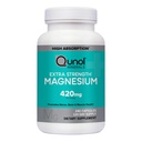 Qunol Magnesium Extra Strength 420mg, Vegetarian &amp; Gluten Gratis, 240 cápsulas