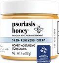 PSORIASIS HONEY Skin-Renewing Cream - Eczema & Seborrheic Dermatitis Cream - Psoriasis Treatment for Skin, Redness & Itch Relief (4oz)